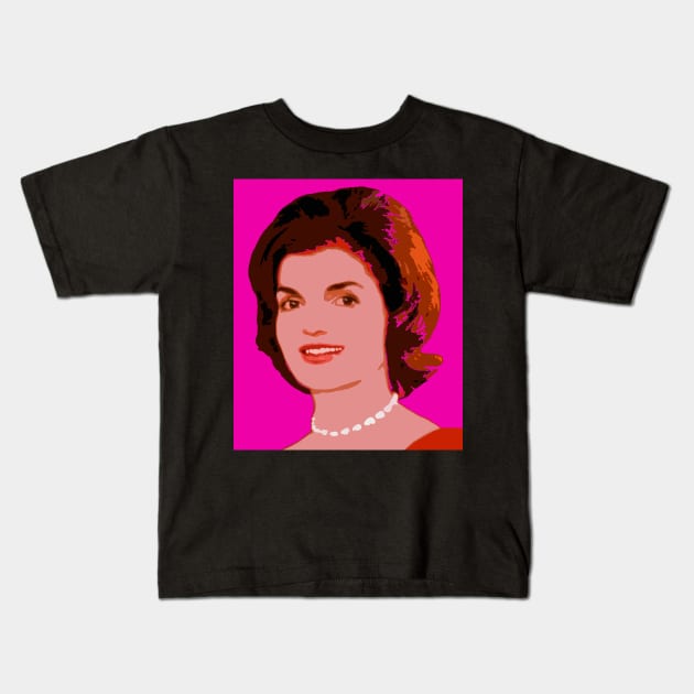 jacqueline kennedy Kids T-Shirt by oryan80